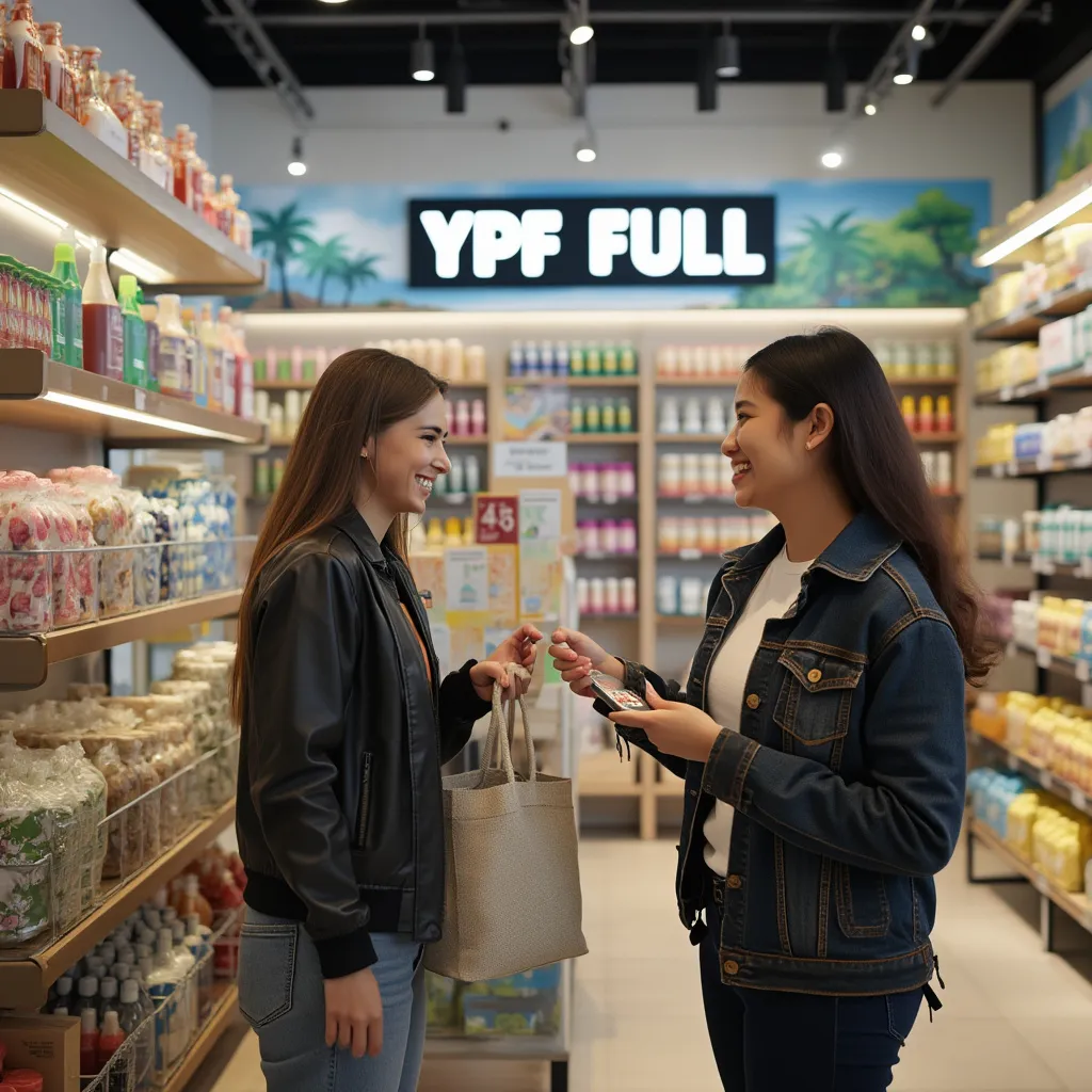 Cliente en tienda YPF Full